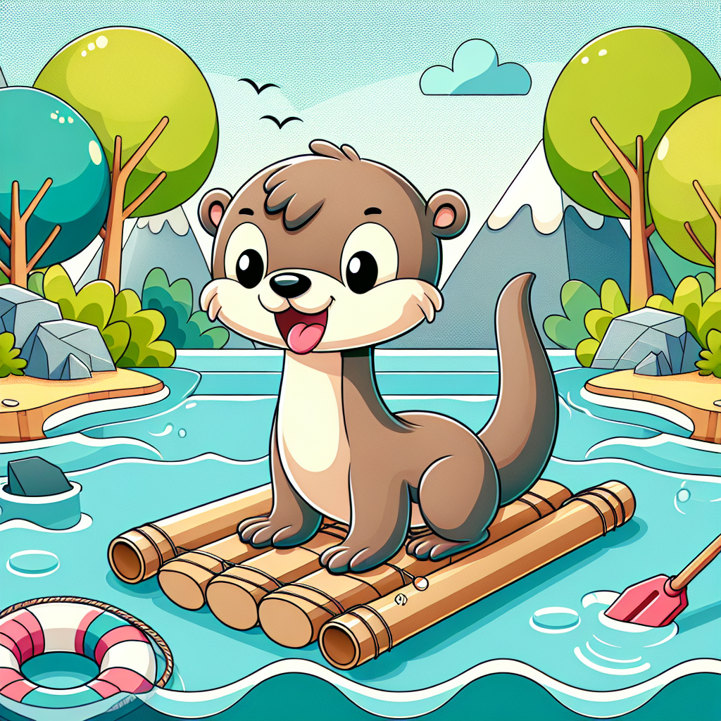 Otter’s River Rafting Fun Paint By Numbers Kits