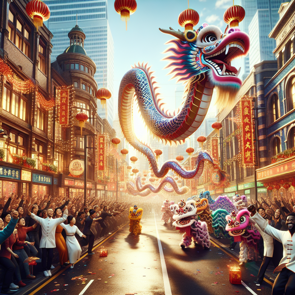 Chinese New Year - San Francisco Painting By Numbers Kit