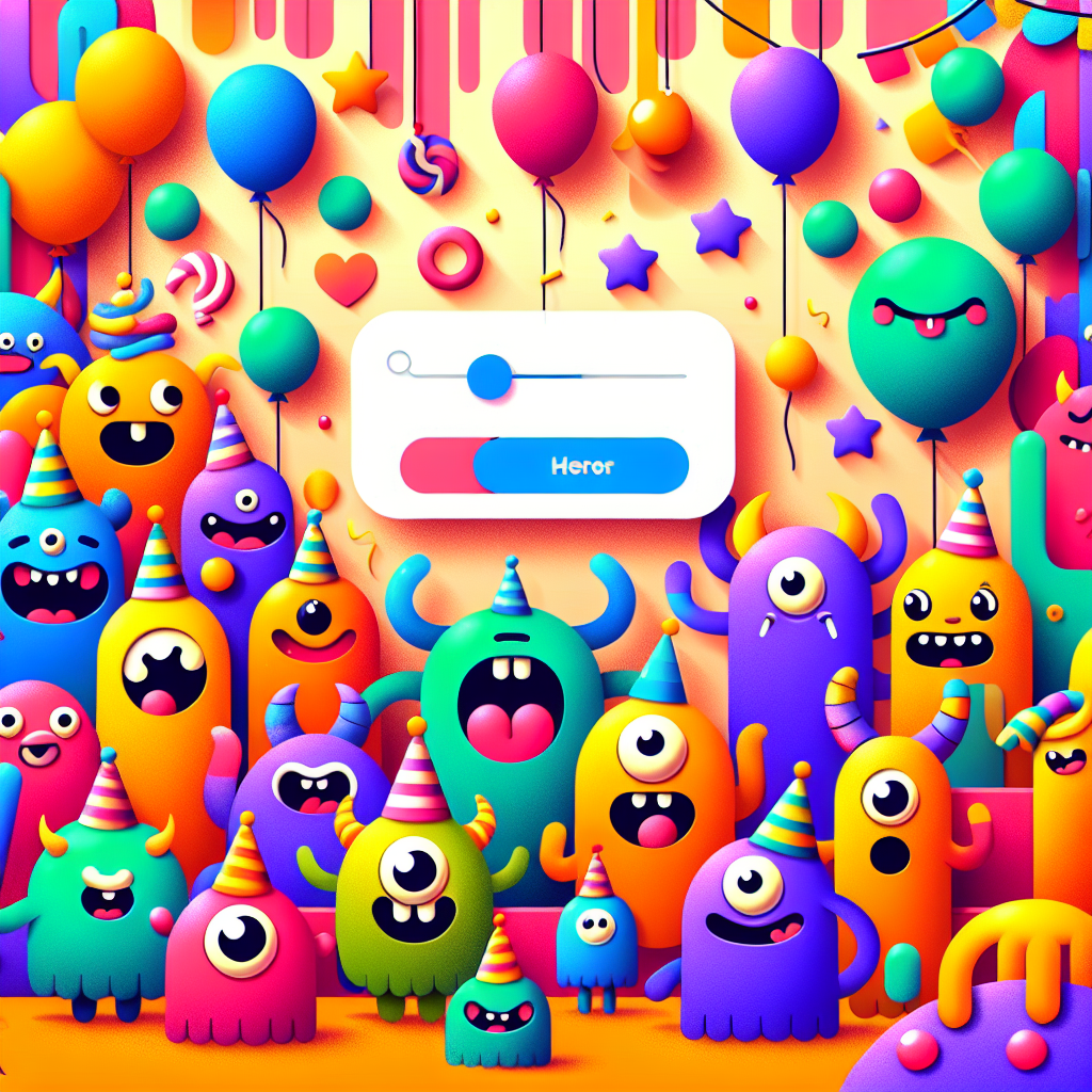 Playful Monster Party Numbered Painting Kits