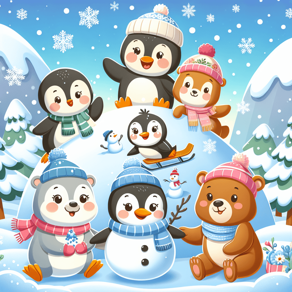 Whimsical Winter Wonders Paint By Numbers