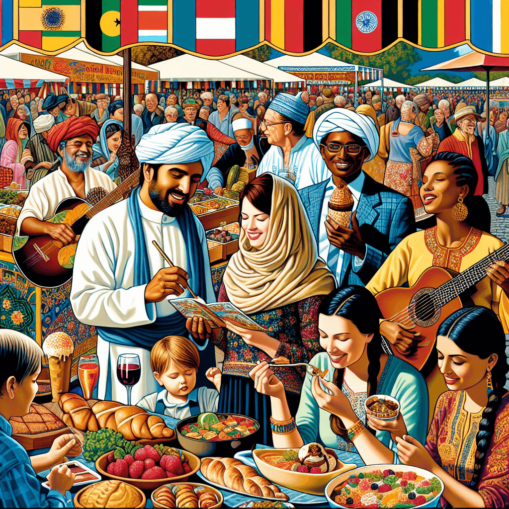 Epcot International Food & Wine Festival - USA Paint By Numbers Art