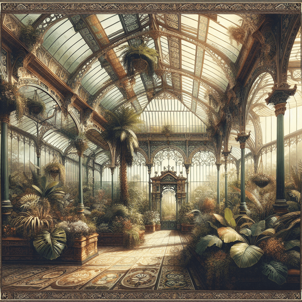 Victorian Conservatory Splendor Paint By Number
