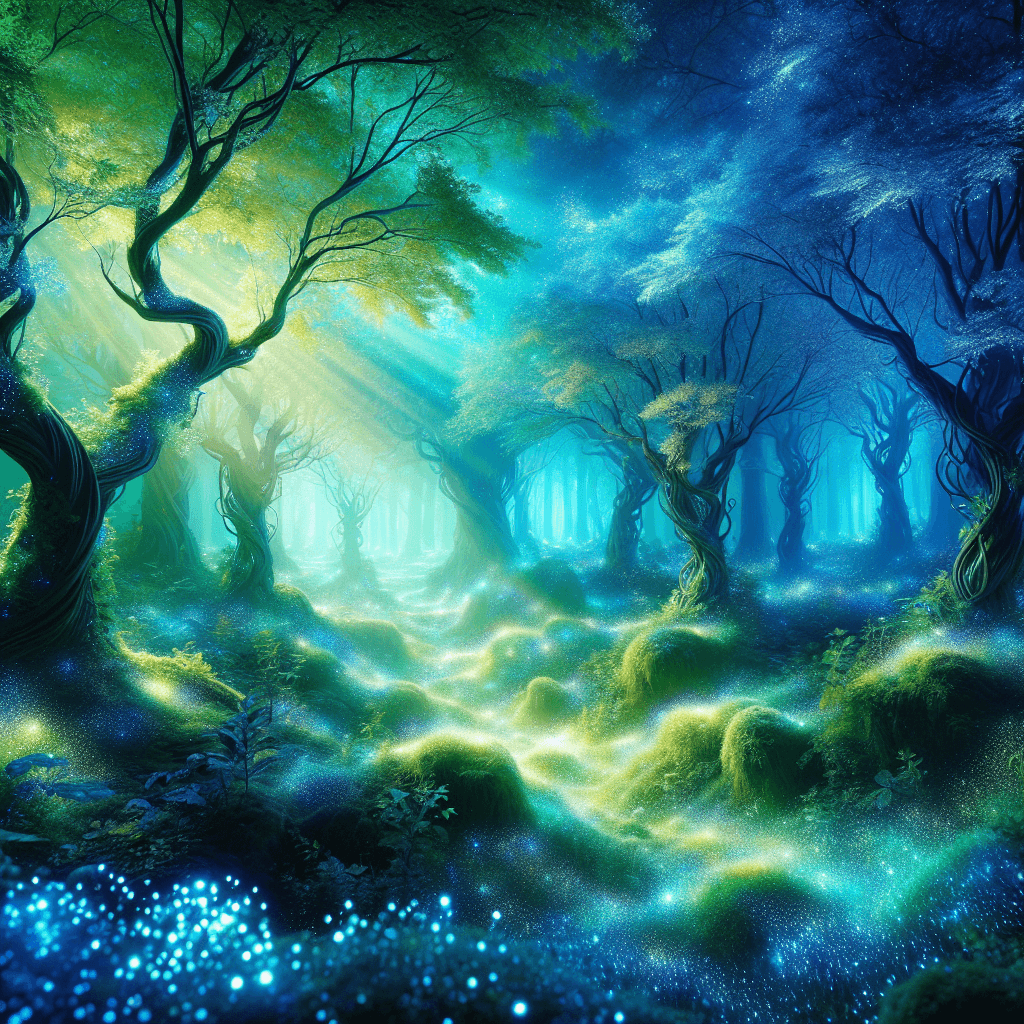 Enchanted Elven Glade Paint By Color