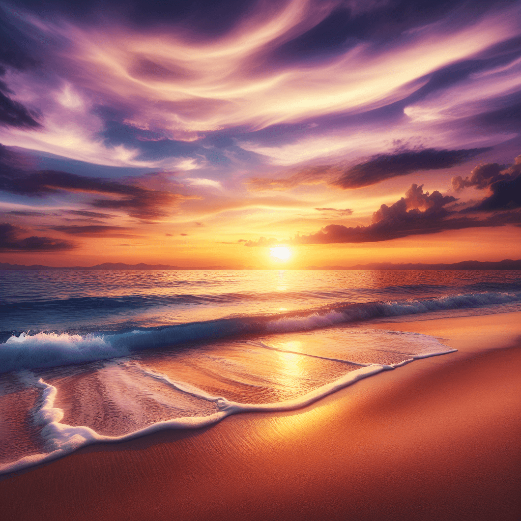 Romantic Evening At The Beach Painting Number Kit