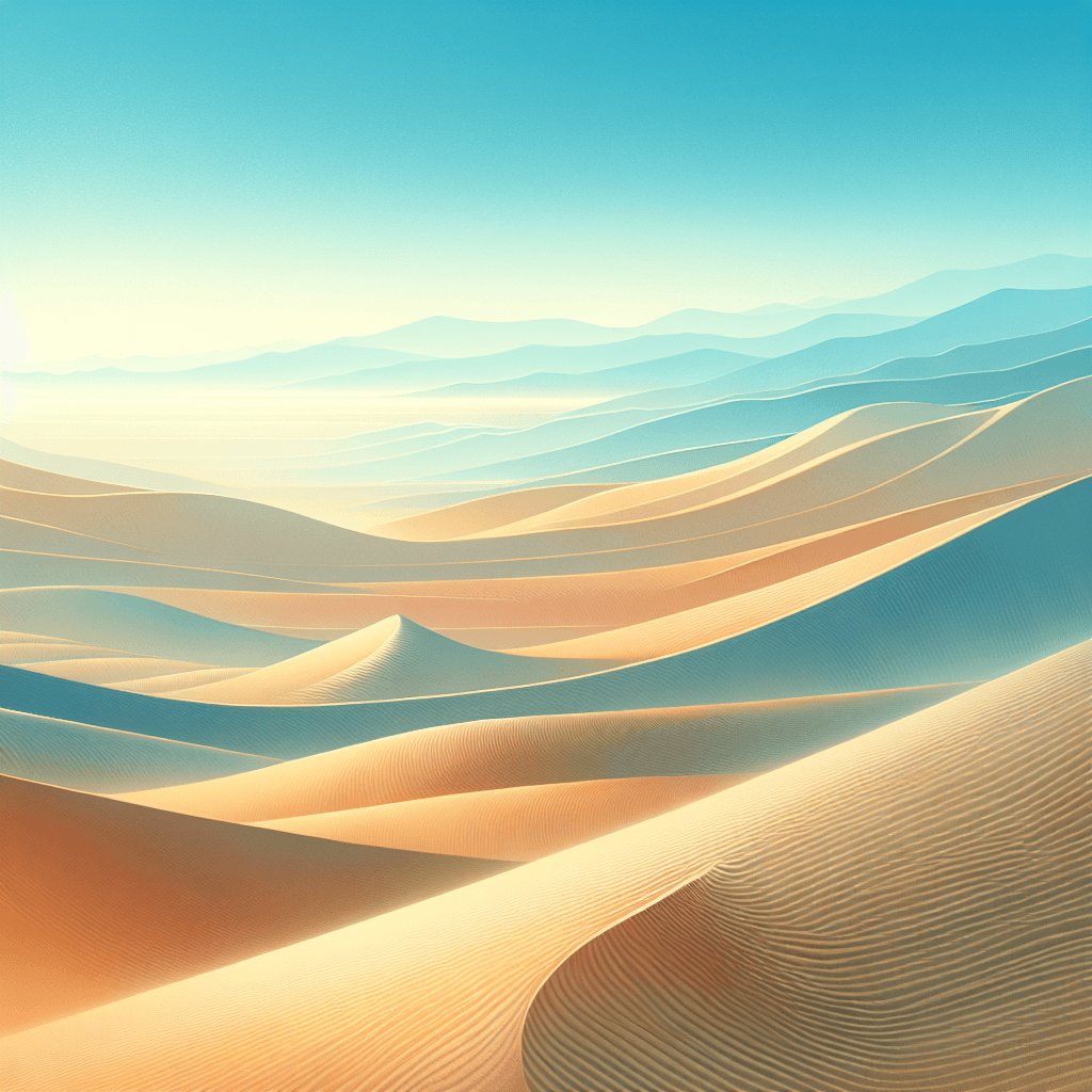 Windswept Sand Dunes Painting By Numbers Kit