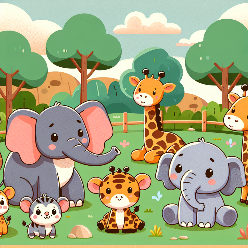 Cuddly Zoo Babies Painting Number Kit