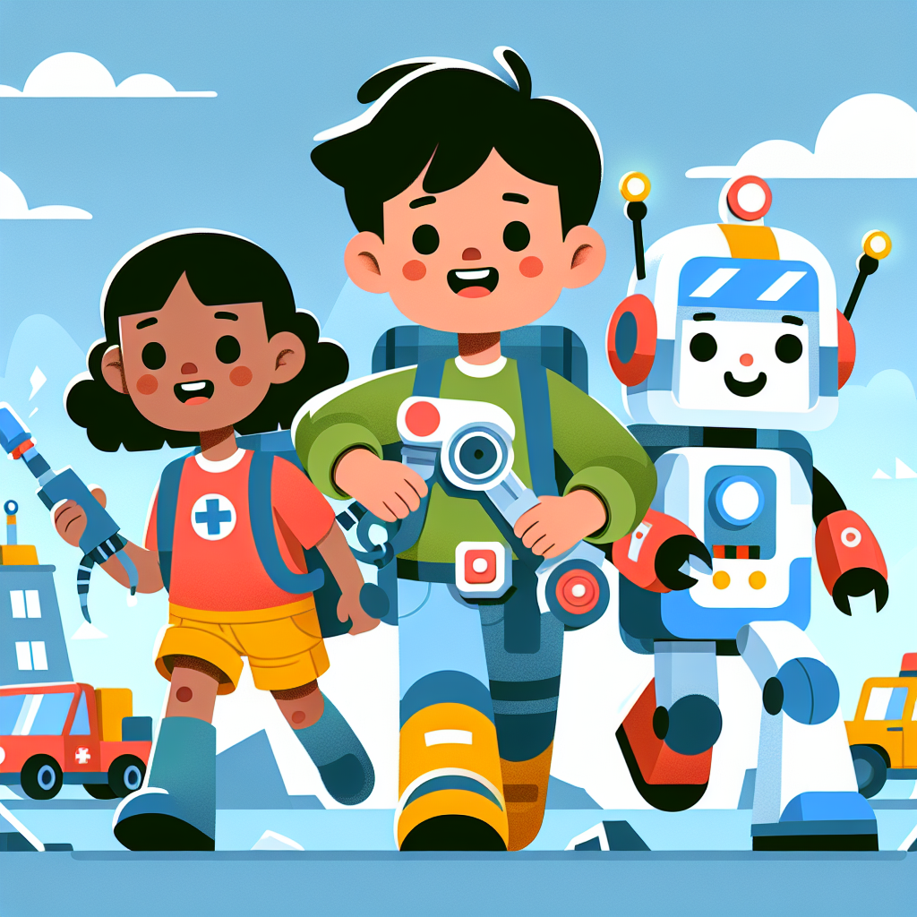 Robo Rescuers Number Painting