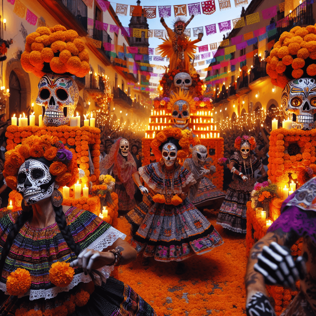 Día De Los Muertos - Oaxaca, Mexico Painting By Numbers Kit