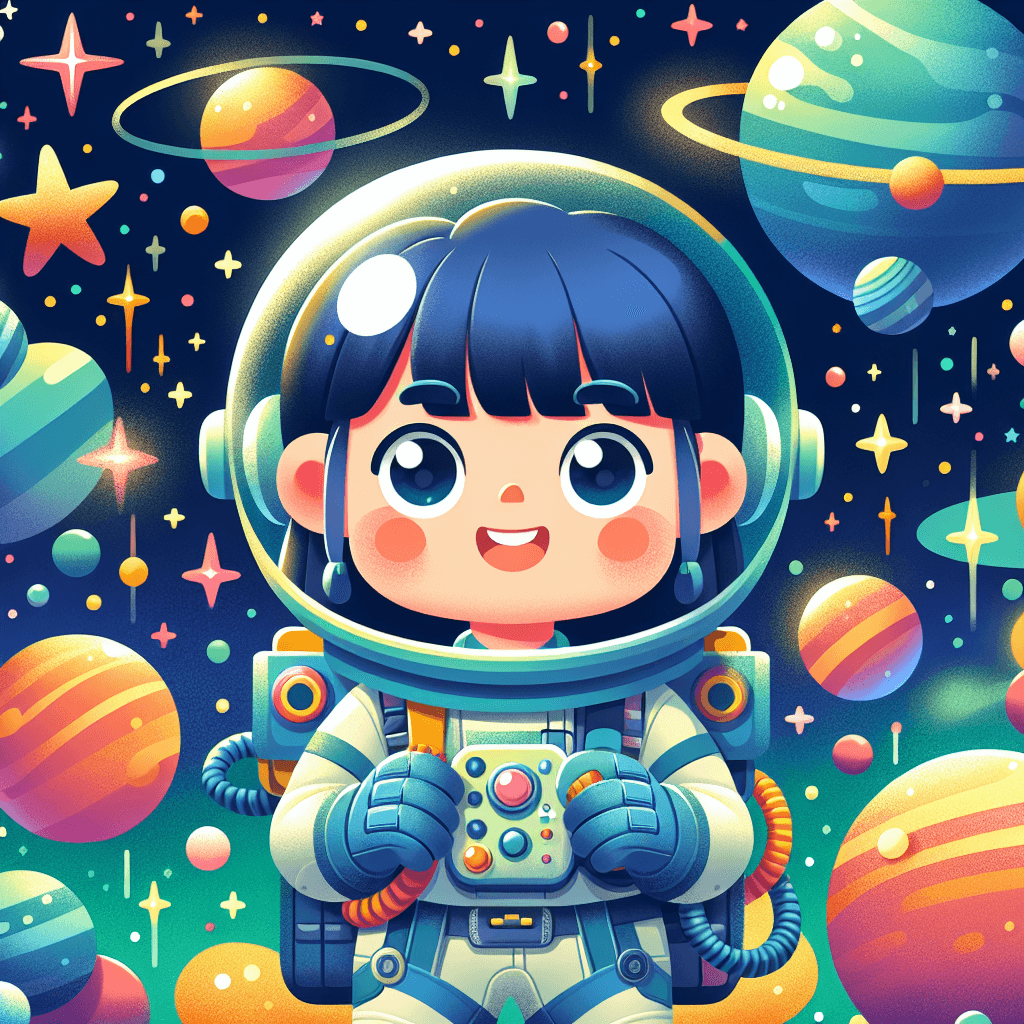 Futuristic Space Mission Paint By Color