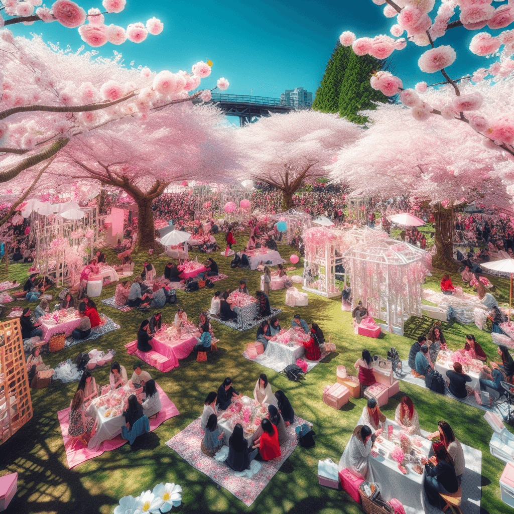 Vancouver Cherry Blossom Festival - Vancouver DIY Paint By Numbers