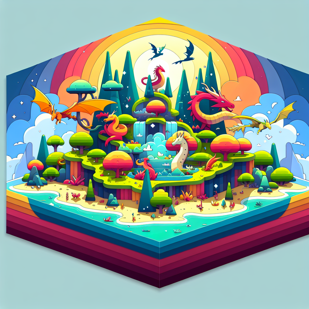 Enchanted Island Adventure Paint By Color