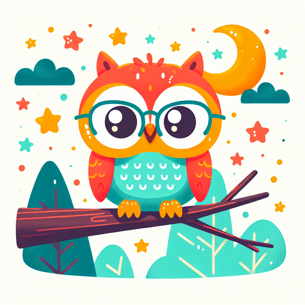 Charming Whimsical Owl DIY Paint By Numbers