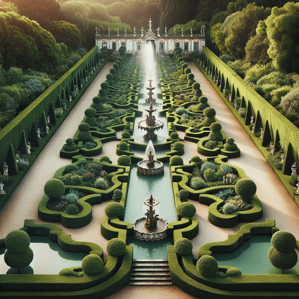 Elegant Baroque Garden Paint By Color