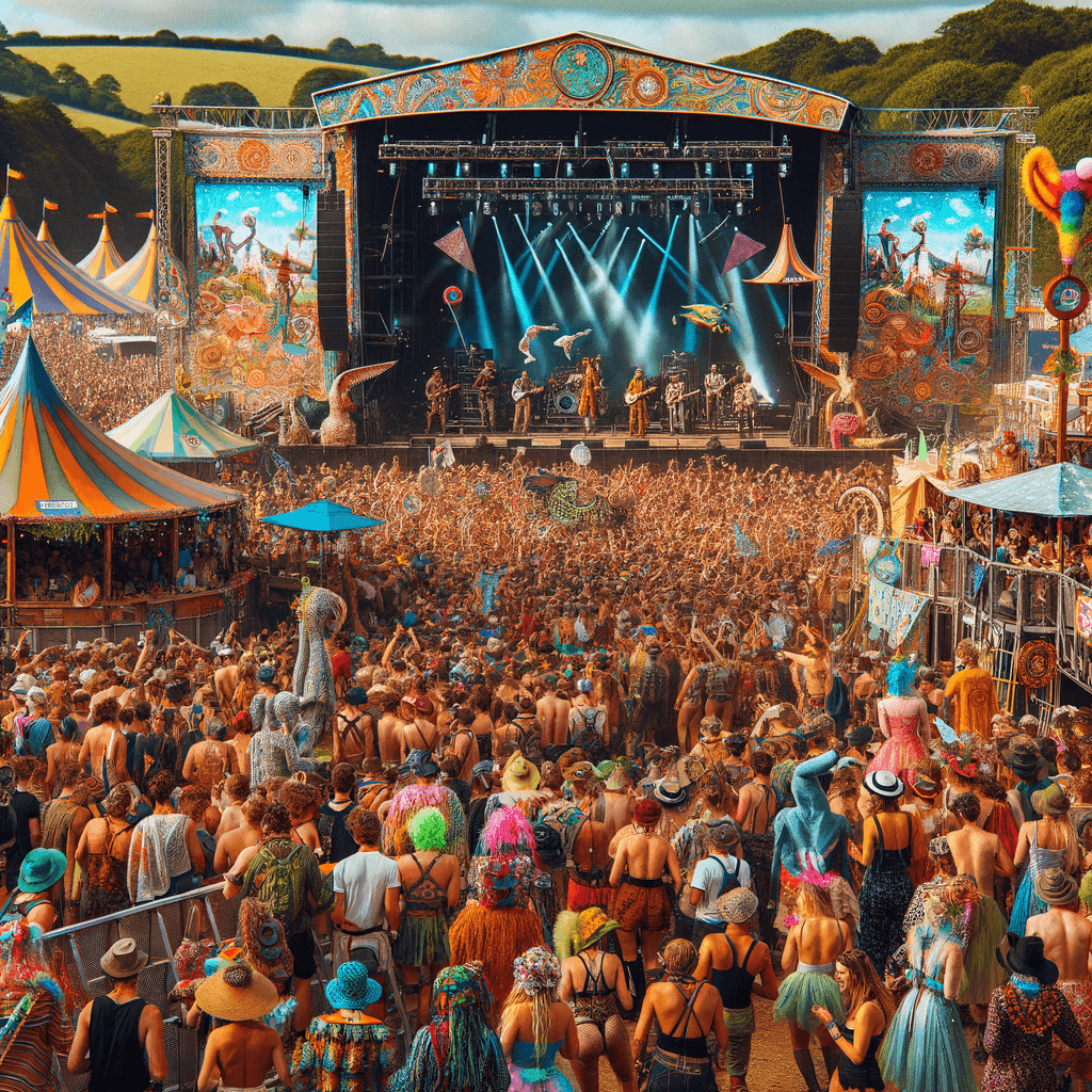 Glastonbury Festival - United Kingdom Number Painting