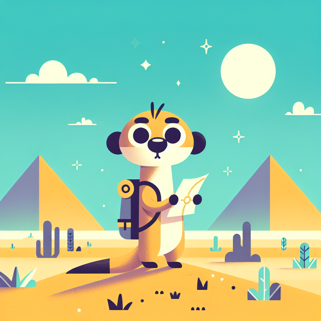 Adventurer Meerkat Paint By Color