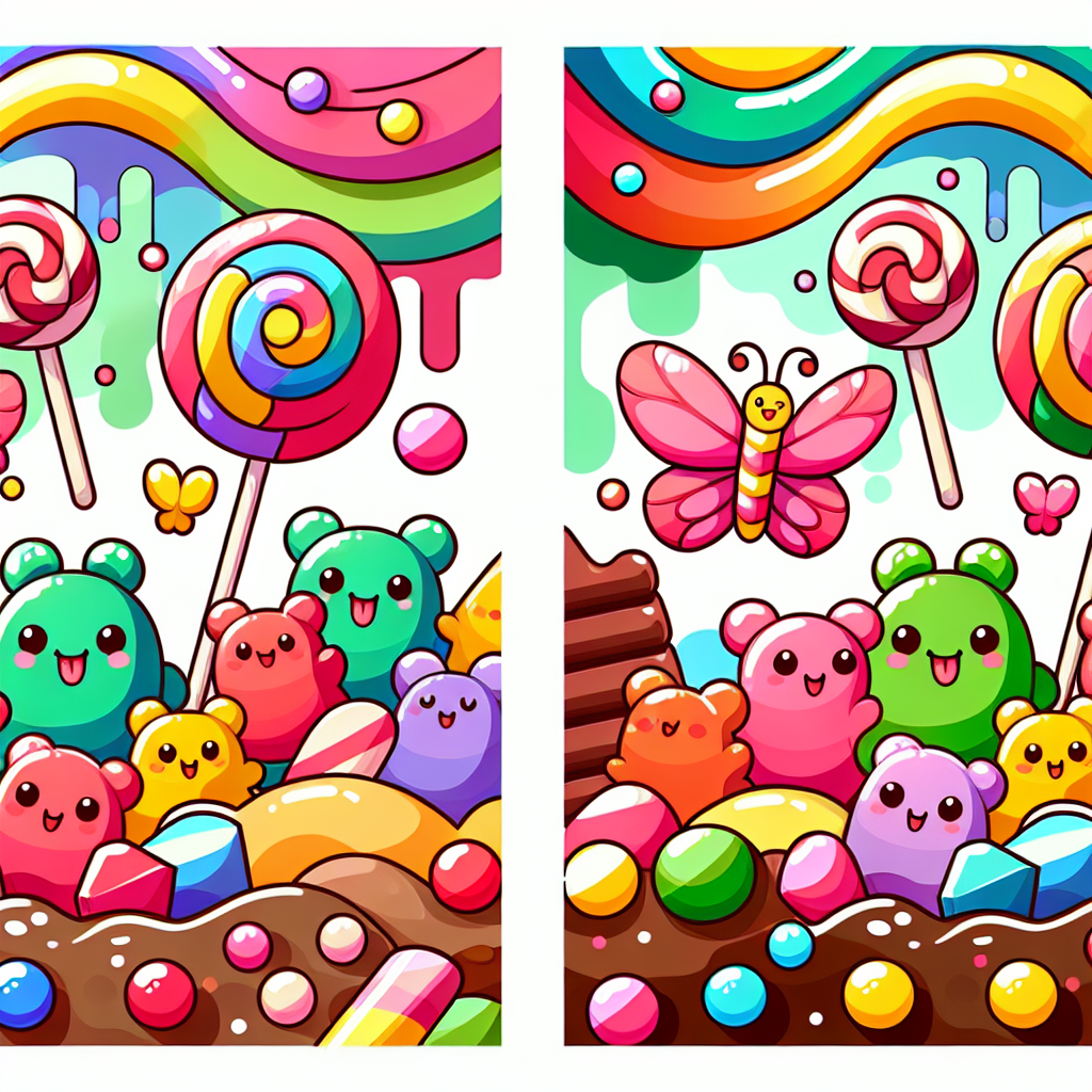 Candyland Critters Paint By Numbers Kits