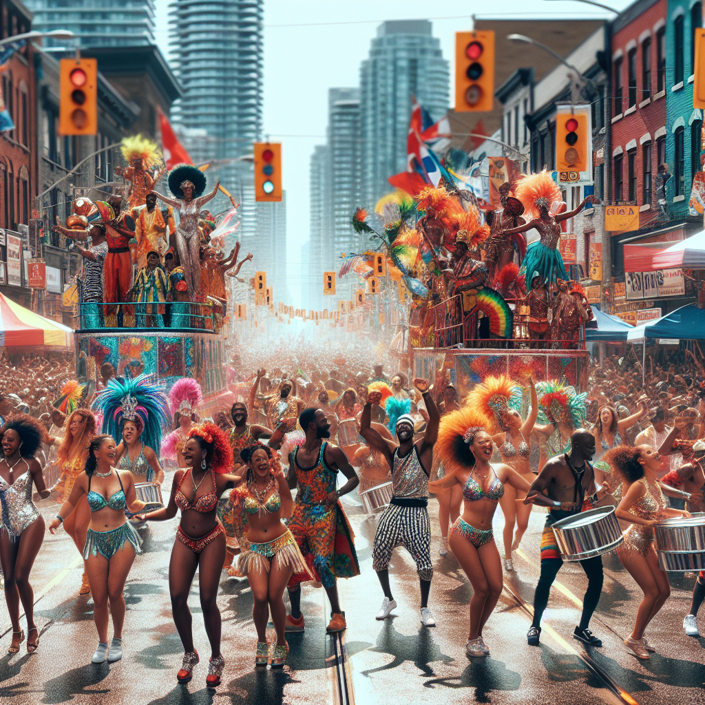 Toronto Caribana Festival - Canada Number Painting