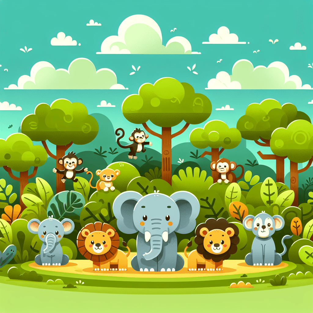 Jungle Jaunt Painting Number Kit