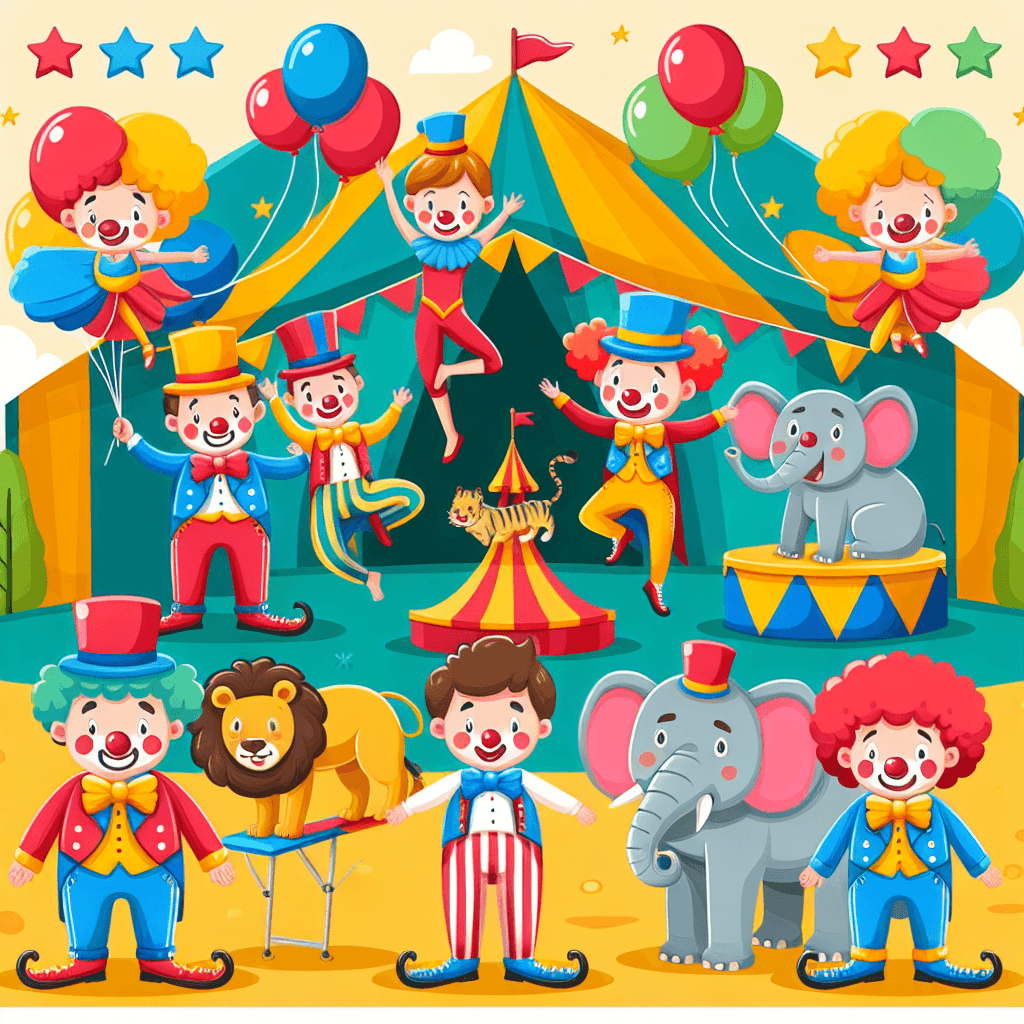 Silly Circus Extravaganza Paint By Numbers Kits