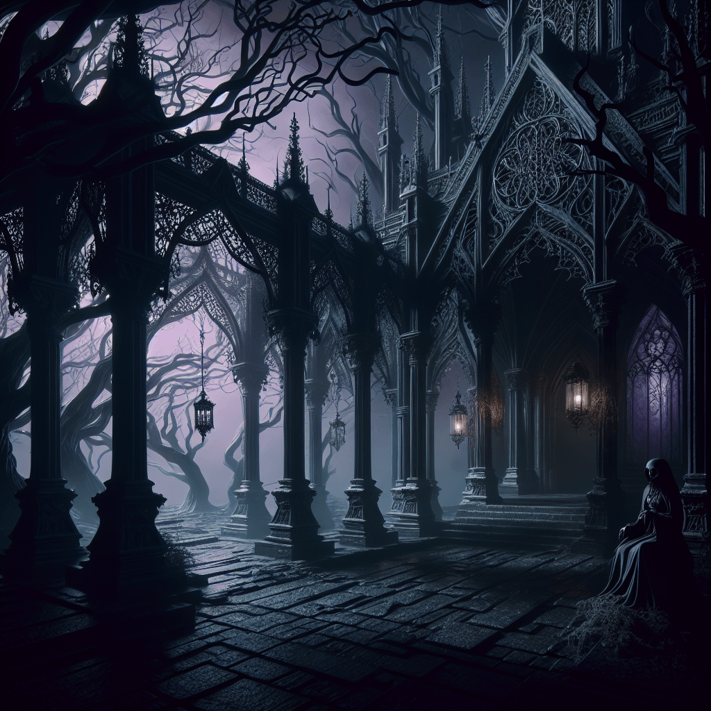 Gothic Twilight Mystique Paint By Numbers Art