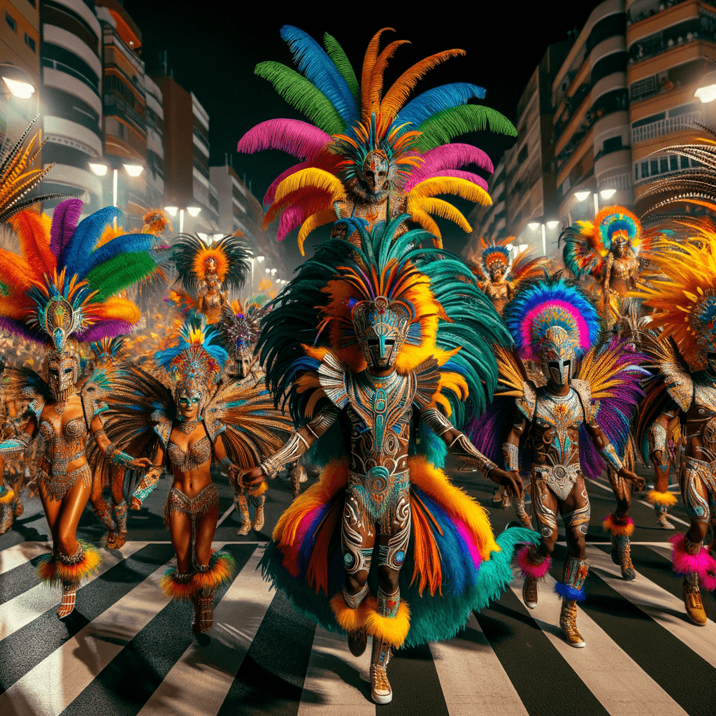 Carnival Of Santa Cruz De Tenerife - Canary Islands Paint By Numbers