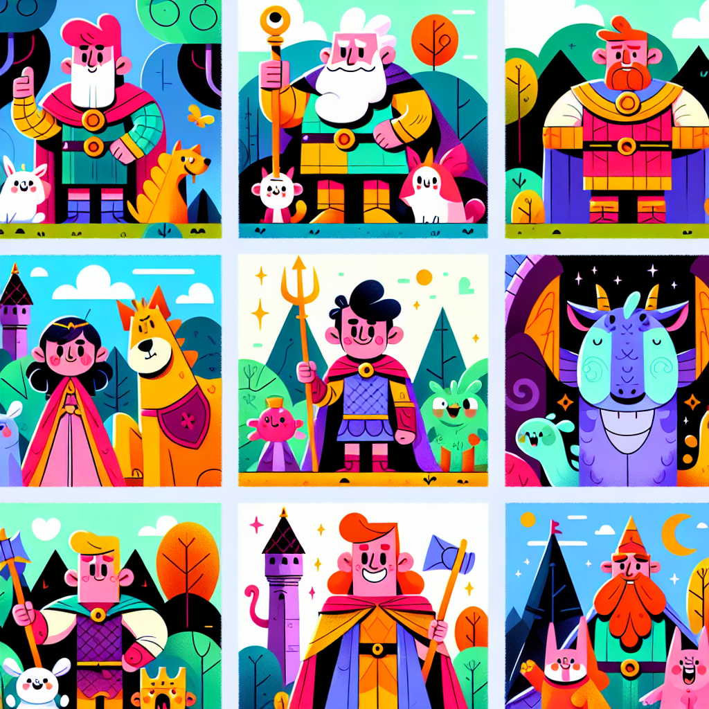 Storybook Heroes Numbered Painting Kits