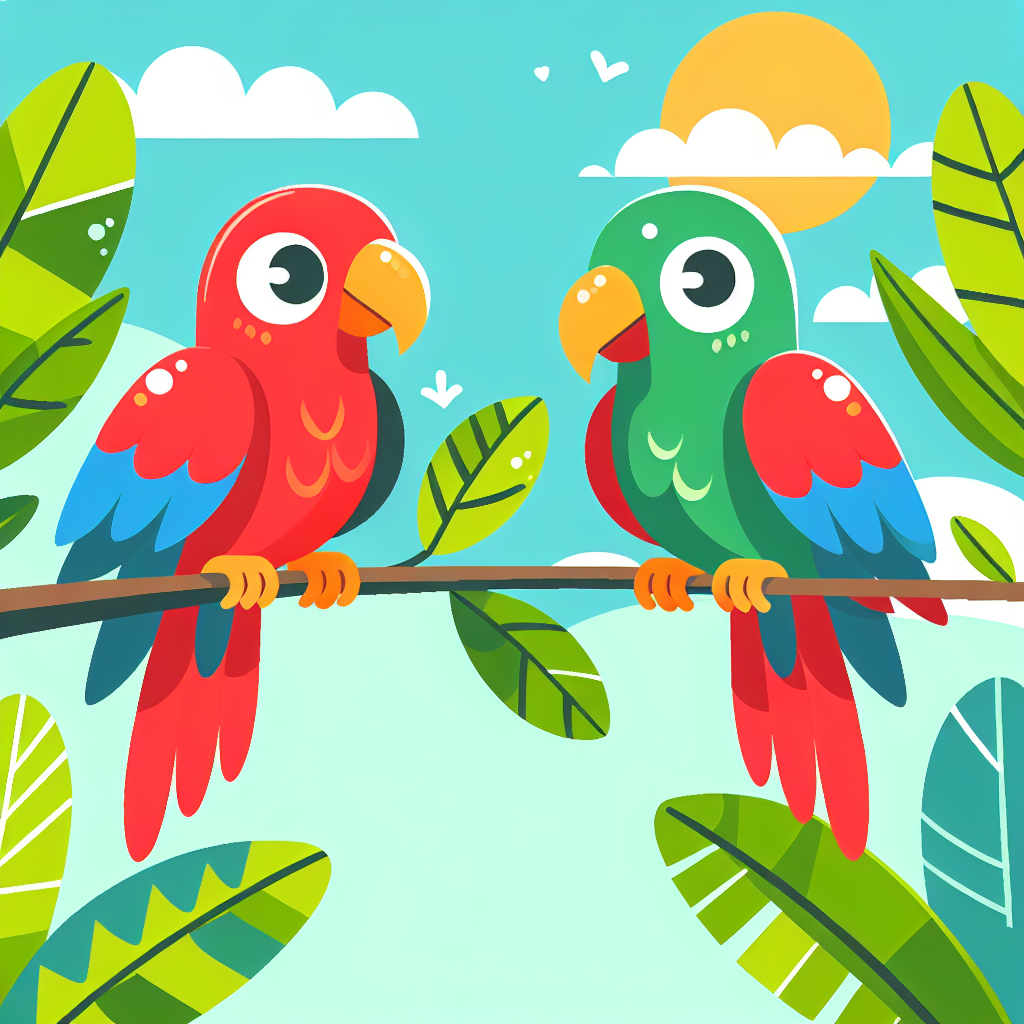 Prismatic Parrots Numbered Painting Kits