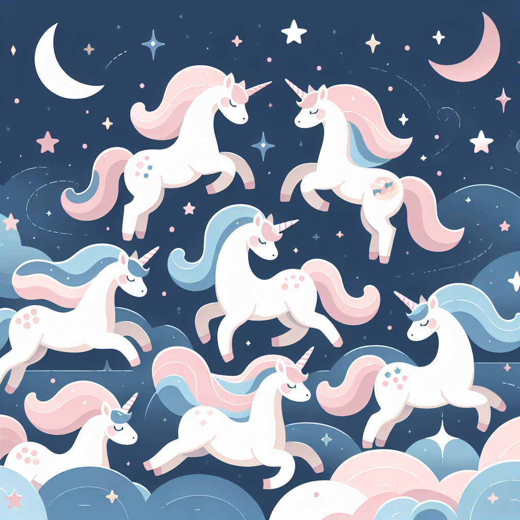 Starlit Unicorn Adventure Paint By Numbers