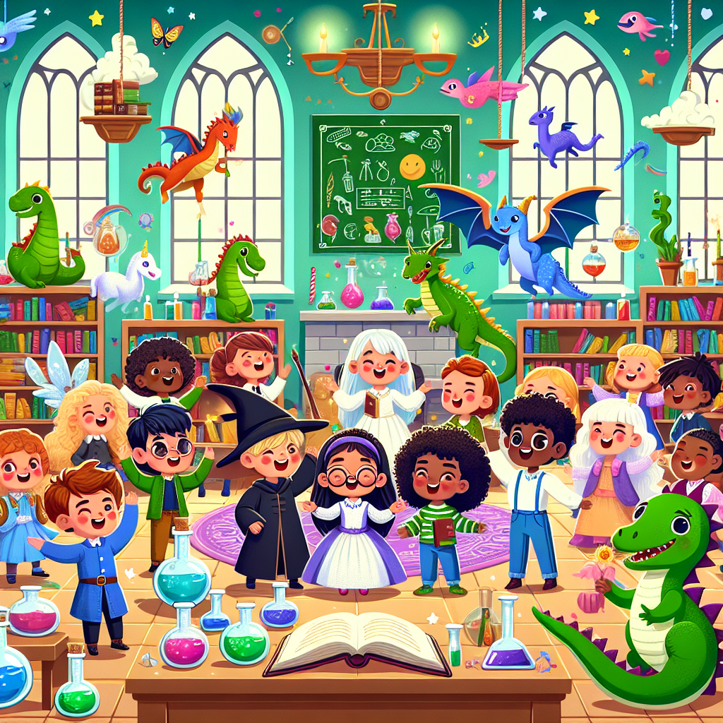 Magical Creature Academy Paint By Number