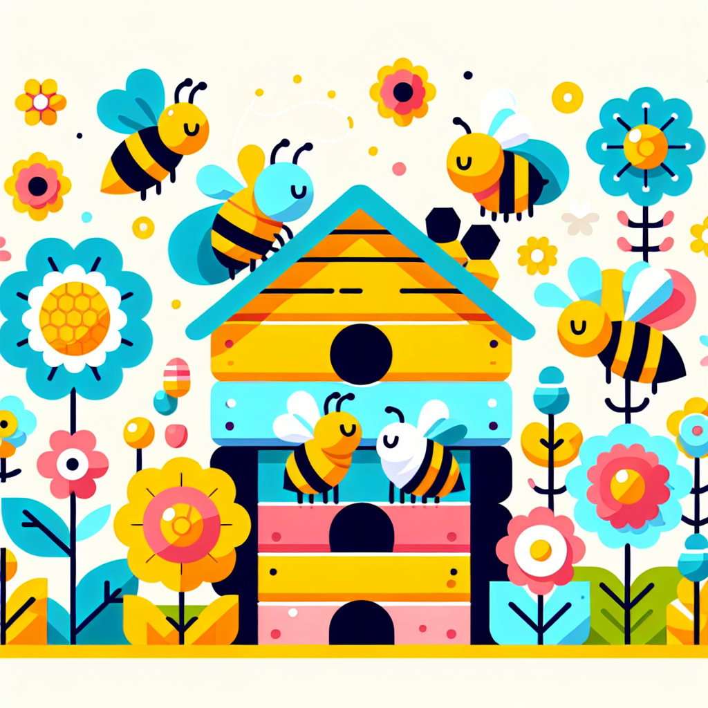 Buzzy Bee Bungalow Paint By Color