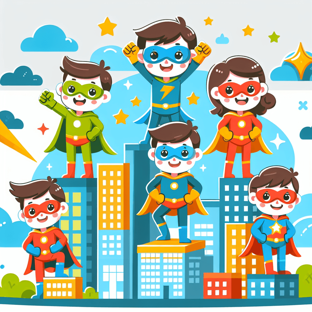 Superhero Sidekicks Paint By Numbers Art