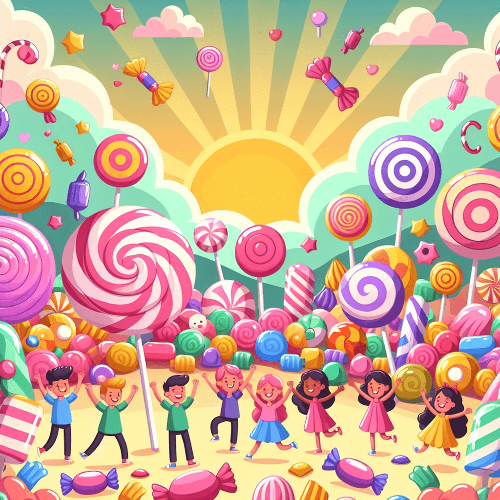 Exploring The Candy World Numbered Painting Kits