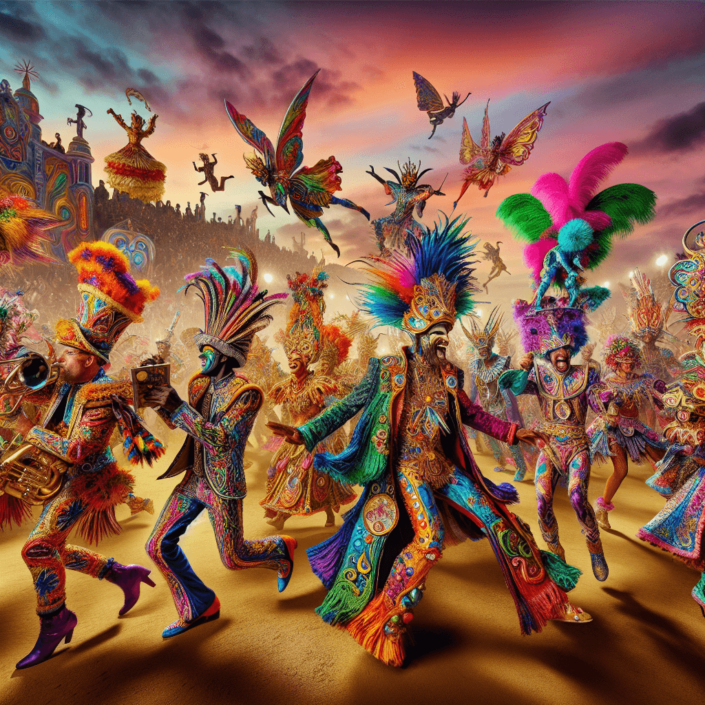 Carnival Of Colors Festival Paint By Numbers Art
