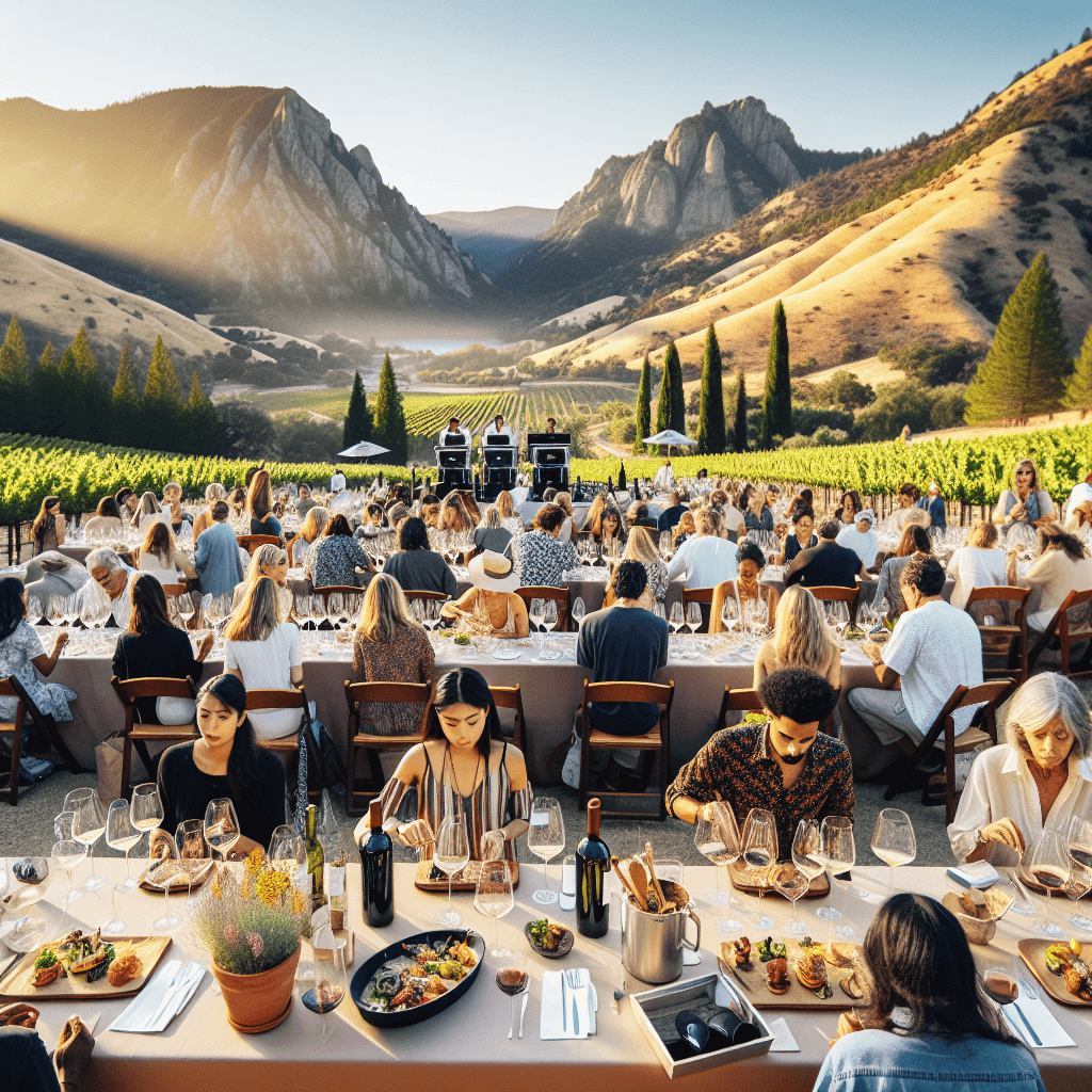 Franschhoek Wine Festival - South Africa Number Painting