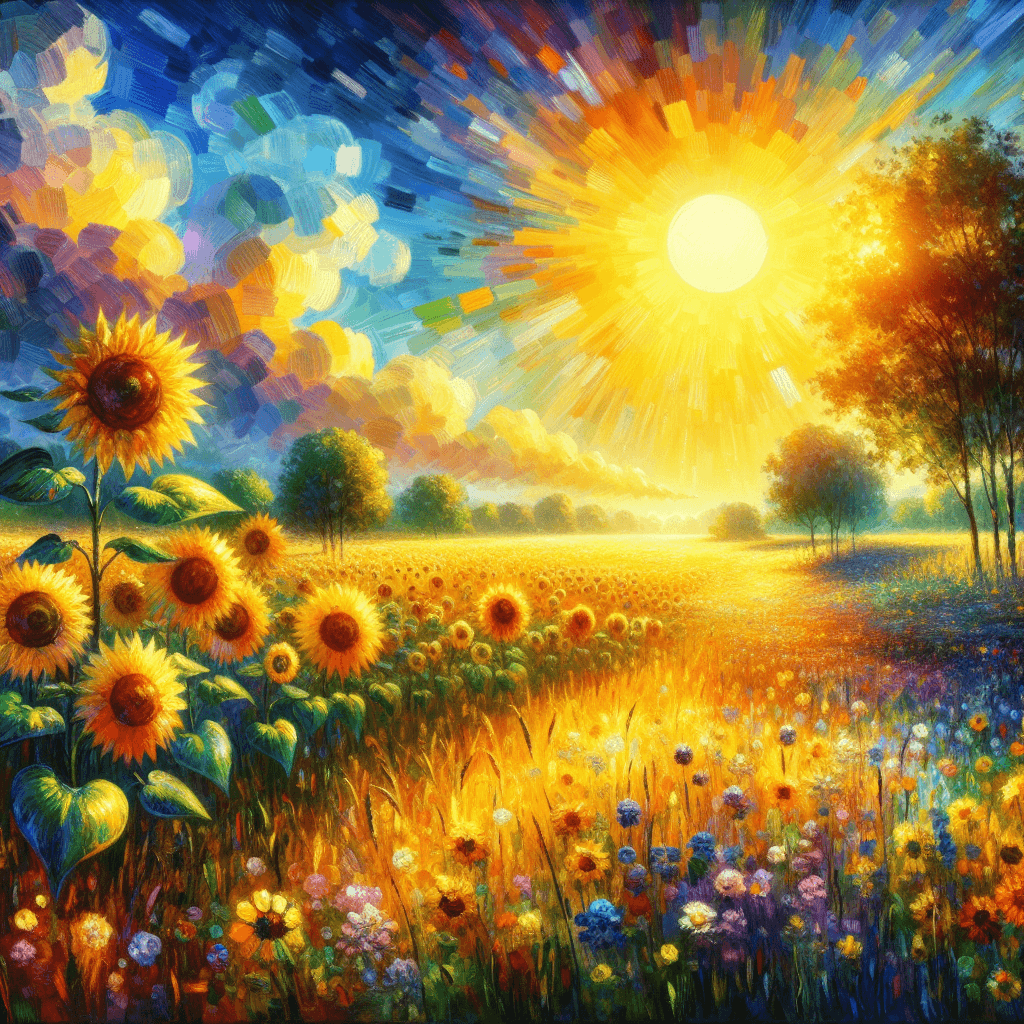 Sunny Escapade Paint By Numbers Art