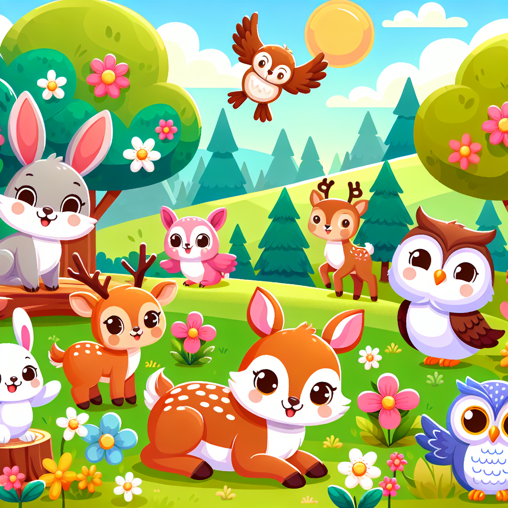 Adventure With Forest Friends DIY Paint By Numbers