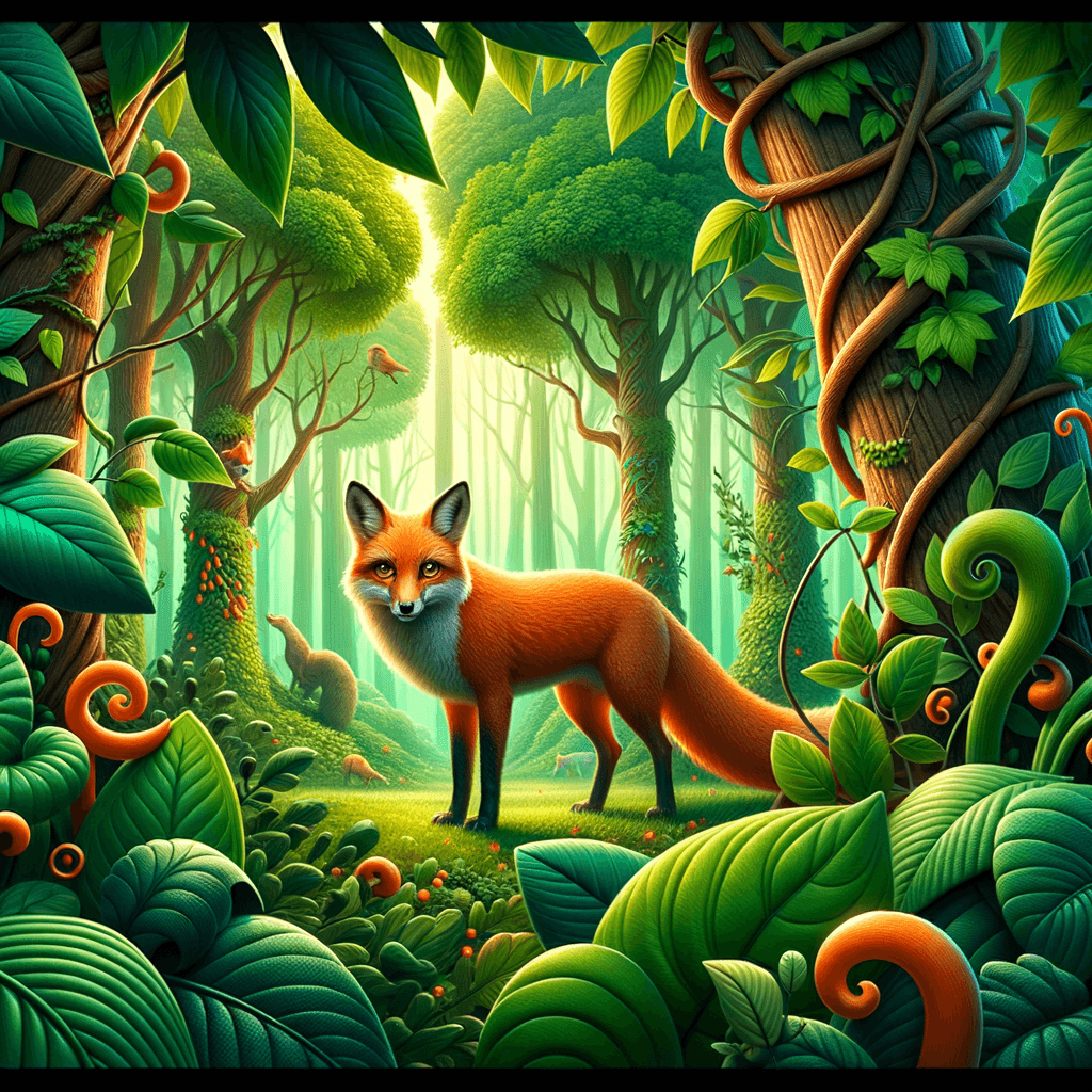 Fabled Fox Glade Painting By Numbers Kit