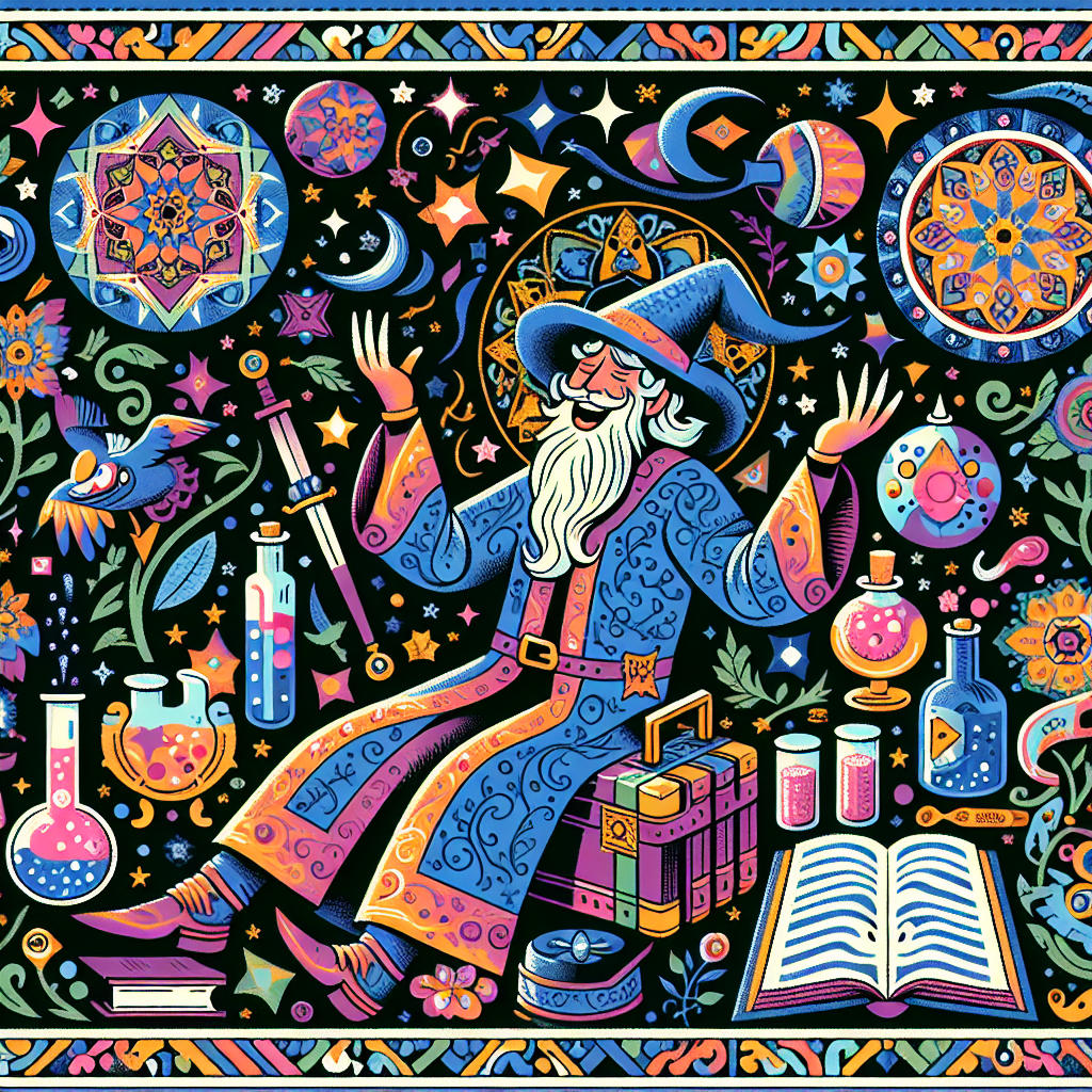 Wizard's Magical World Painting Number Kit