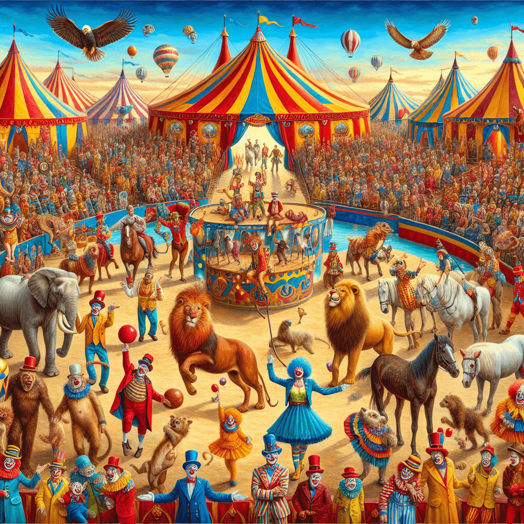 Whimsical Circus Dreamscape Paint By Numbers Kits
