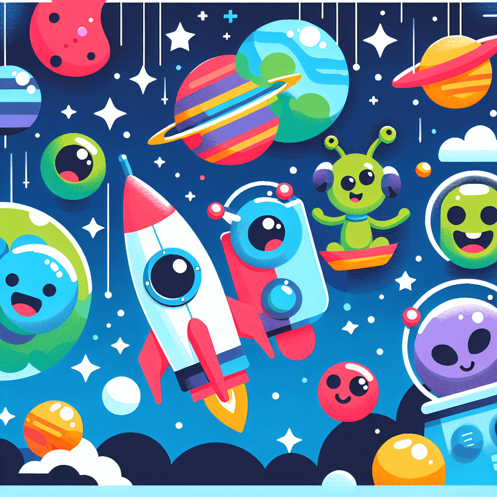 Friendly Galactic Journey Paint By Number