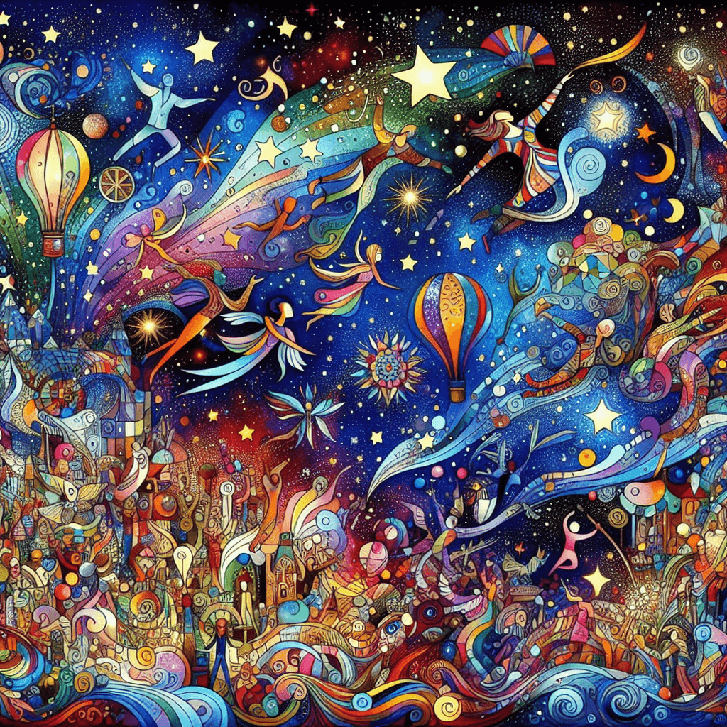Fantastical Starry Adventures Paint By Color