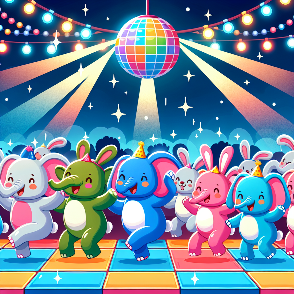 Funky Animal Disco Paint By Numbers Kits