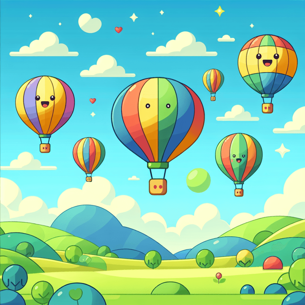 Balloon Fiesta Delight Paint By Number