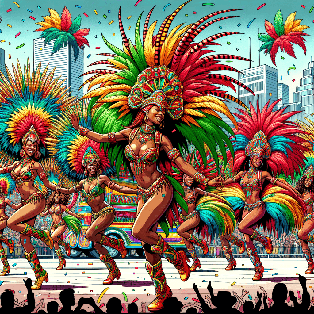 Toronto Caribbean Carnival - Toronto Painting By Numbers Kit