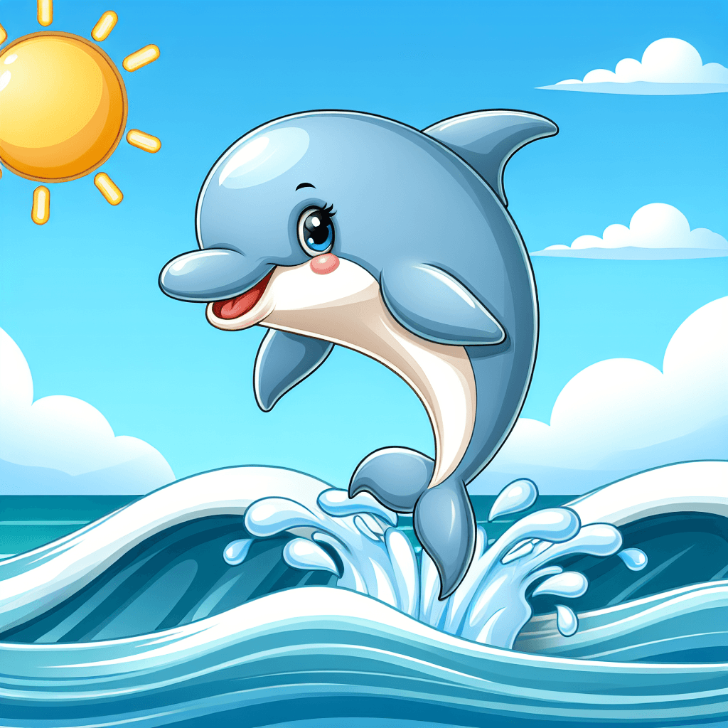 Curious Little Dolphin Paint By Numbers Kits