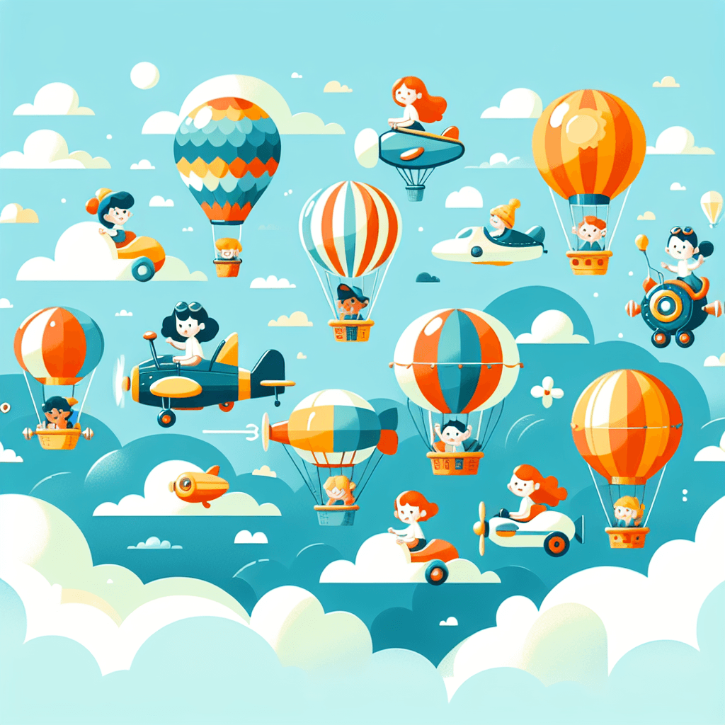 Sky Adventure Escapade Paint By Number