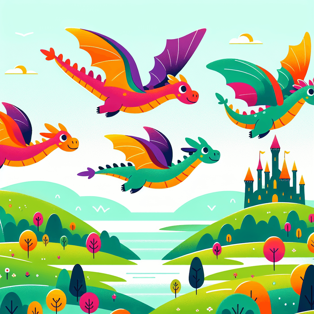 Enchanting Dragon Valley Painting By Numbers Kit