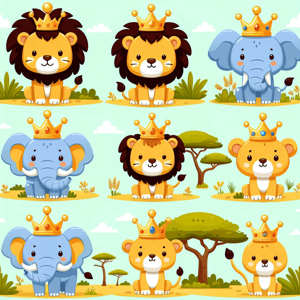 Royal Safari Quest Painting Number Kit