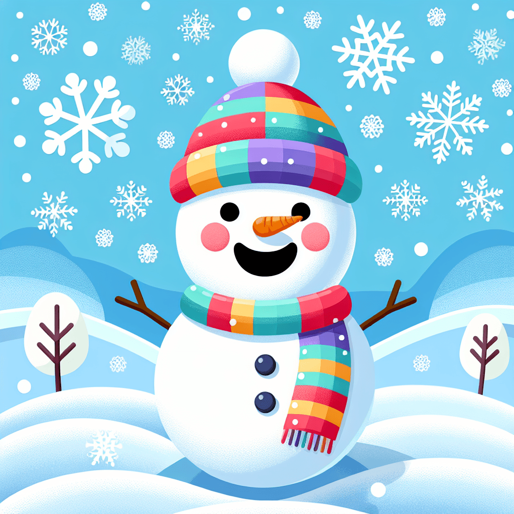 Joyful Snowman Buddy Paint By Numbers Kits