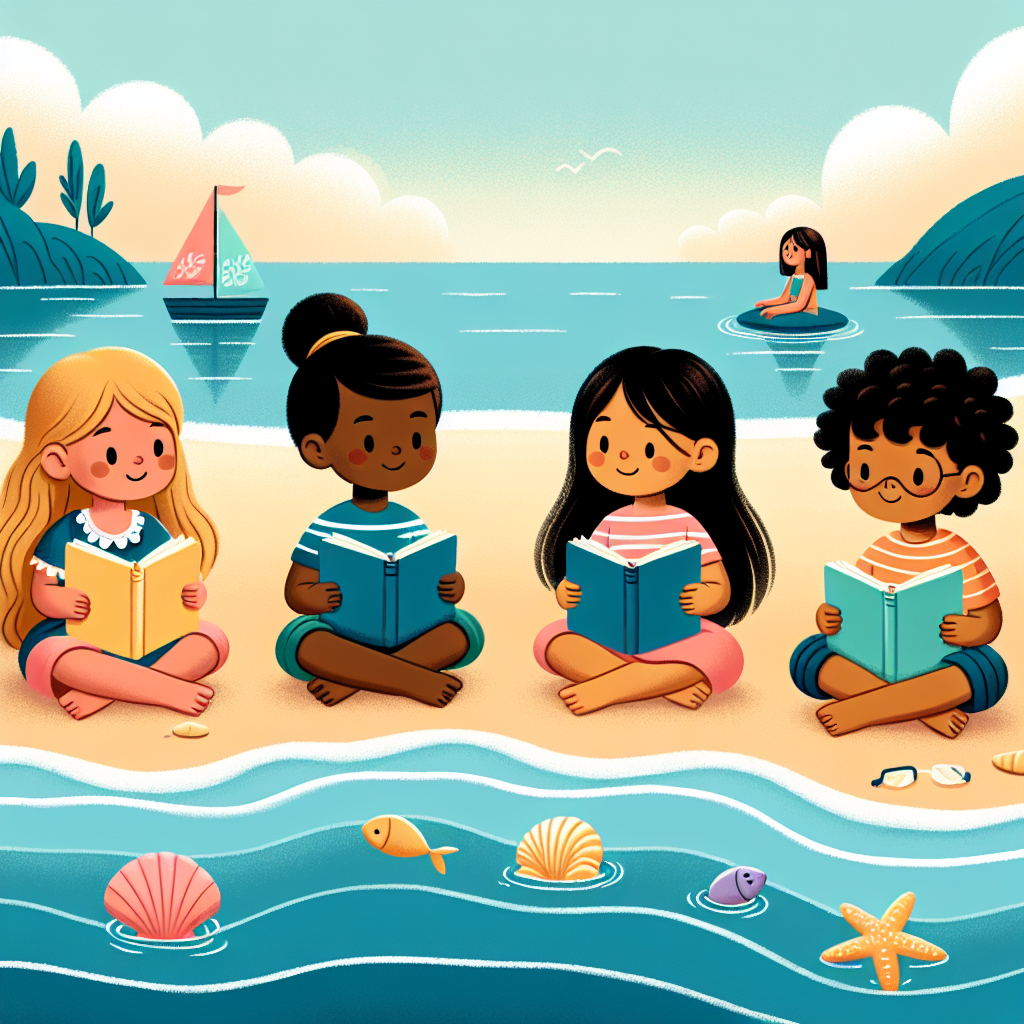 Serene Seaside Storytime Paint By Number